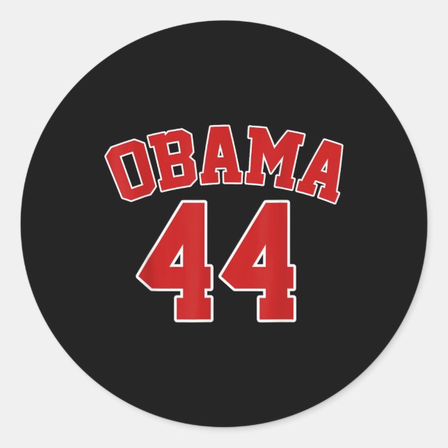 Obama Runder Aufkleber (Vorderseite)