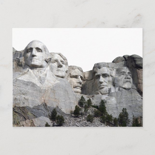 OBAMA RUSHMORE POSTCARD POSTKARTE (Vorderseite)