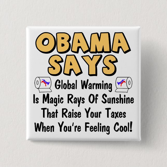 Obama sagt button (Vorderseite)