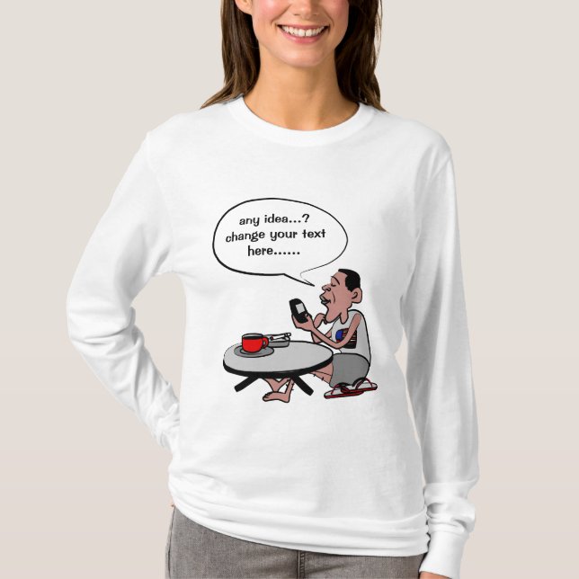 Obama-Schablone T-Shirt (Vorderseite)