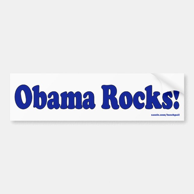 Obama schaukelt Autoaufkleber (Vorne)