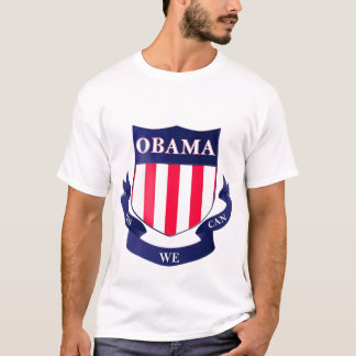 Obama-Schild und USA-T - Shirt