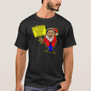 Obama Scrooge kein Weihnachten mehr Steuern T-Shirt