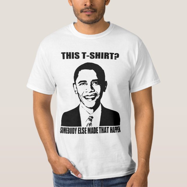 Obama-Shirt geschieht mysteriös T-Shirt (Vorderseite)