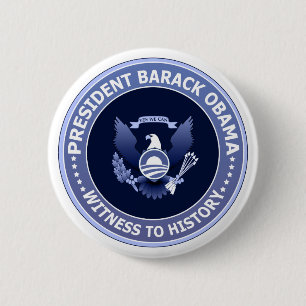 Obama-Sieg-PräsidentenSiegel-Knopf Button