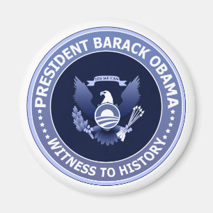 Obama-Sieg-PräsidentenSiegel-Knopf Magnet