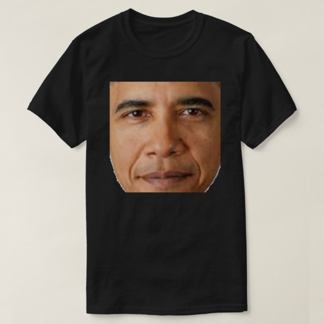 Obama sieht sich klassischem T - Shirt gegenüber (Design vorne)