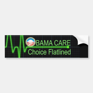 Obama-Sorgfalt Autoaufkleber