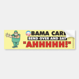 Obama-Sorgfalt - verbiegen Sie vorbei und sagen Autoaufkleber