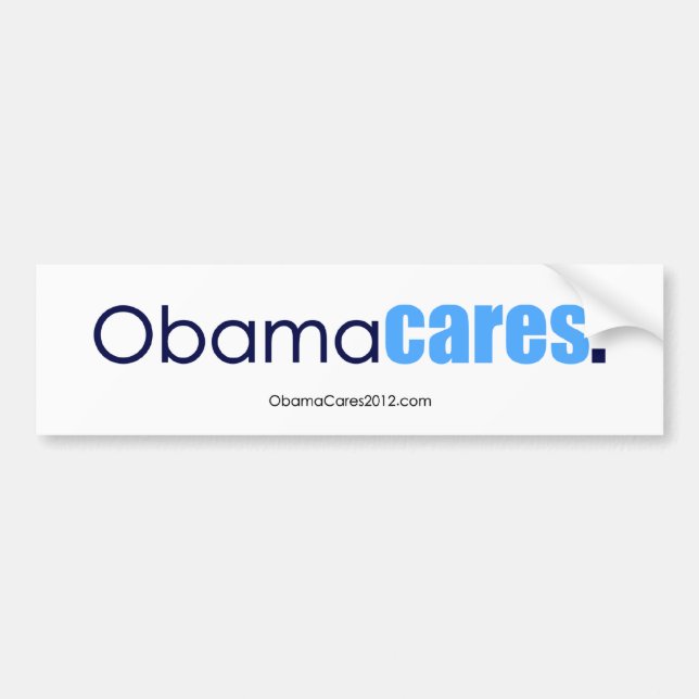Obama-Sorgfalt, Zeitraum. Autoaufkleber (Vorne)
