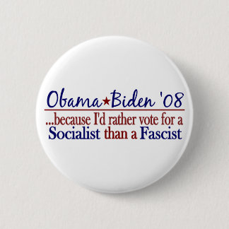 Obama-Sozialist Button