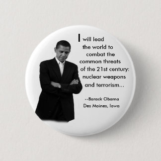 Obama-Sprache-Knopf Button