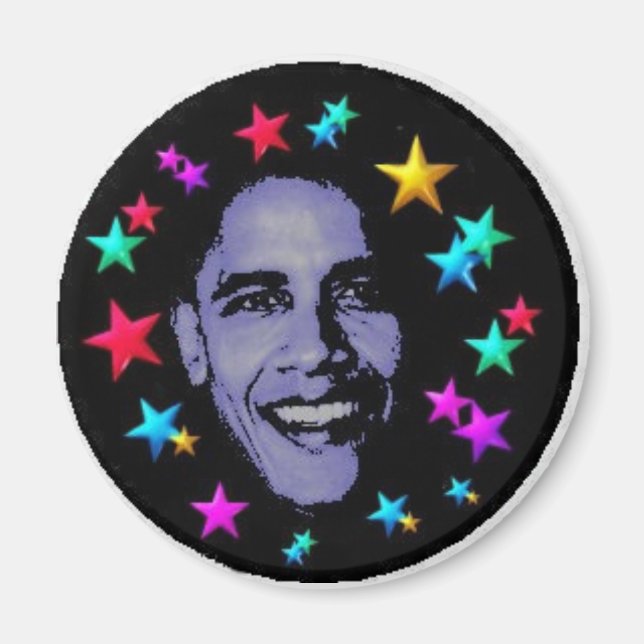 Obama-Sterne Magnet (Vorne)