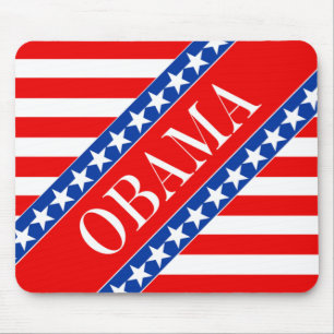 Obama - Sterne und Streifen Mousepad