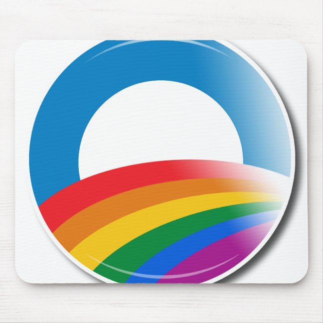 Obama-Stolz-Knopf Mousepad (Vorne)
