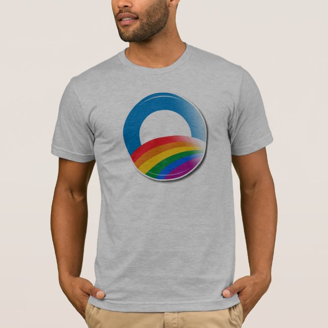 Obama-Stolz-Knopf T-Shirt (Vorderseite)