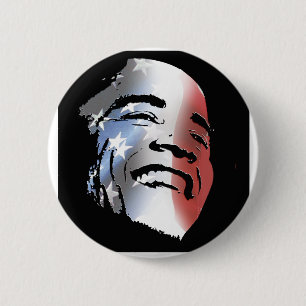 Obama StStripe 3black Button