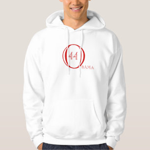 Obama Sweat Shirt White/Red