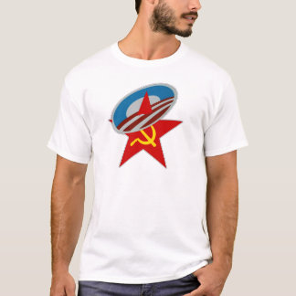 Obama-Symbol-sozialistischer Stern T-Shirt