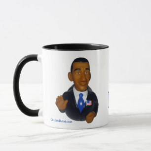 Obama-Tassen-Gummienten-Parodie CelebriDucks Tasse