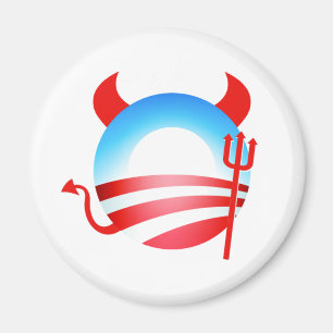 Obama-Teufel Magnet