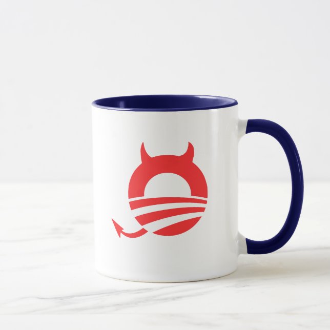 Obama-Teufel Tasse (Rechts)