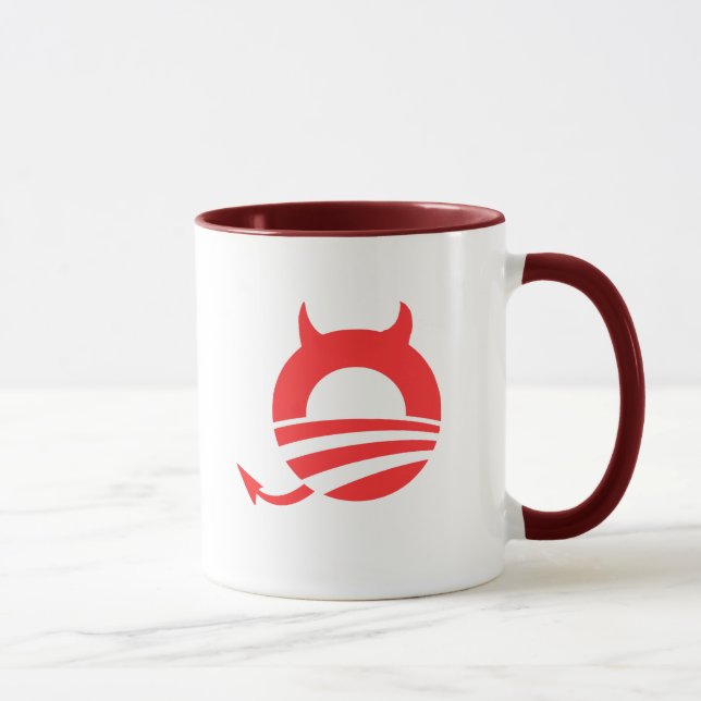 Obama-Teufel Tasse (Rechts)