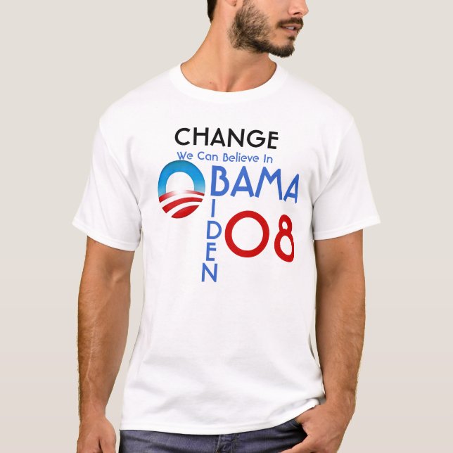 OBAMA U. BIDEN 08 T-Shirt (Vorderseite)