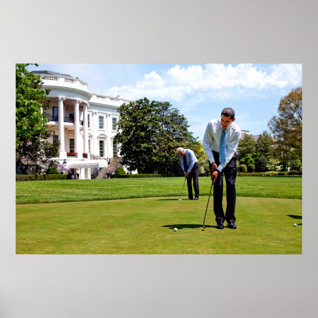 Obama und Biden tun, was sie am besten tun Poster (Vorne)