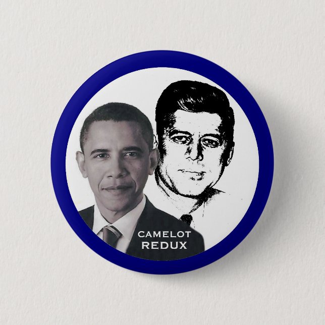 Obama und JFK Button (Vorderseite)