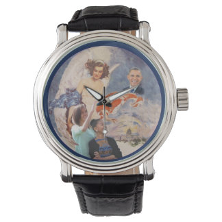 Obama und Töchter Armbanduhr