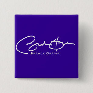 Obama-Unterzeichnung Button