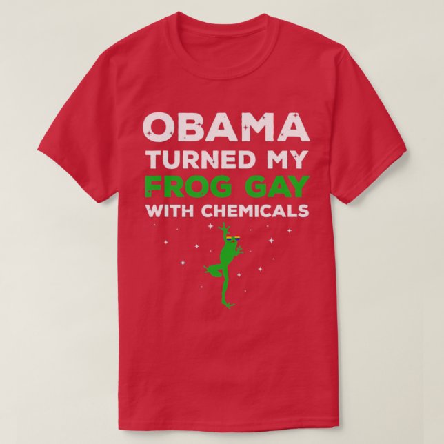 Obama verwandelte meinen Froschschwanz mit Chemika T-Shirt (Design vorne)