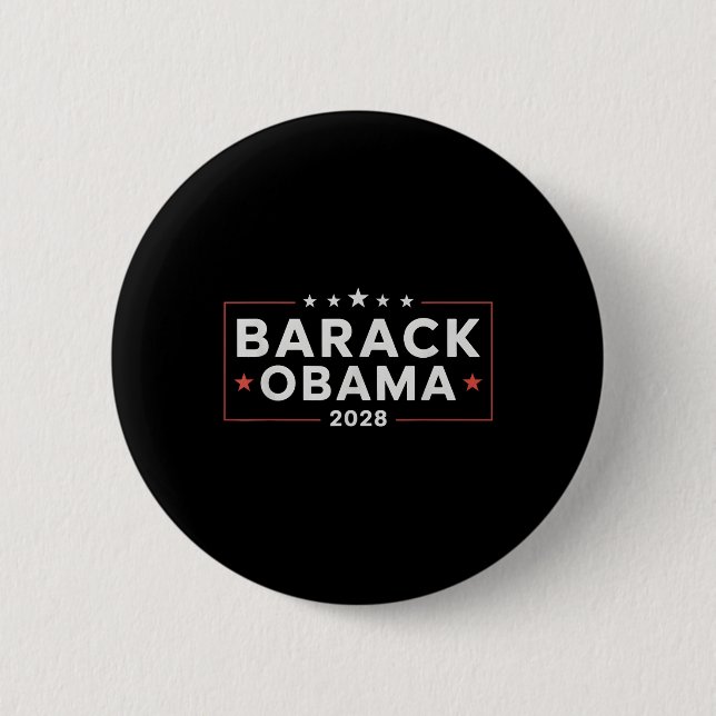 Obama Vintag Präsident 2028 Obama _12 Button (Vorderseite)