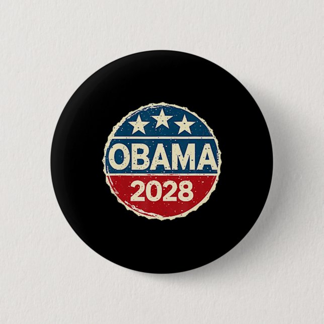 Obama Vintag Präsident 2028 Obama _30 Button (Vorderseite)