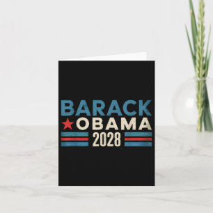 Obama Vintag Präsident 2028 Obama _30 Karte