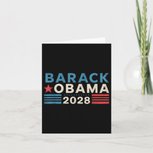 Obama Vintag Präsident 2028 Obama _36 Karte