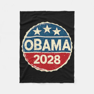 Obama Vintag Präsident 2028 Obama _42 Fleecedecke
