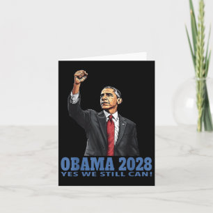Obama Vintag Präsident 2028 Obama _6 Karte