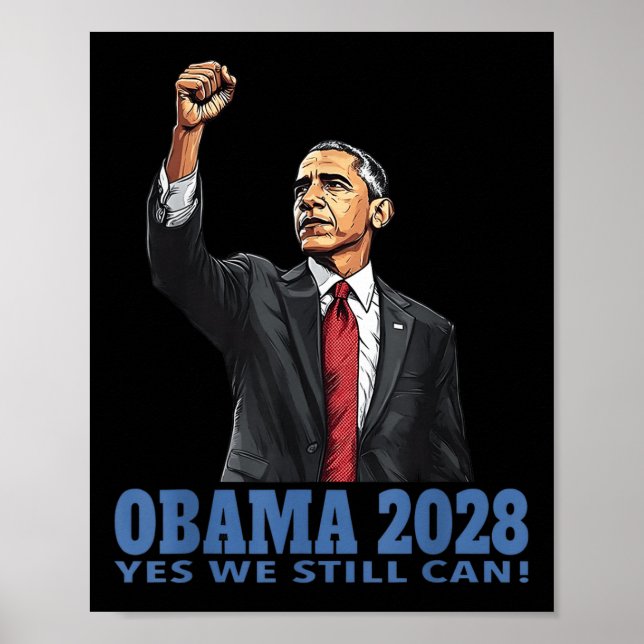 Obama Vintag Präsident 2028 Obama _6 Poster (Vorne)