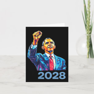 Obama Vintag Präsident 2028 Obama Karte