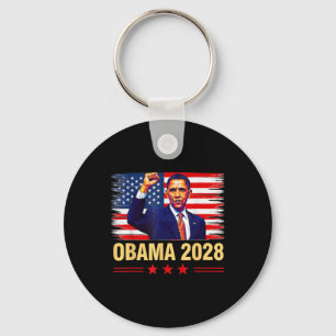 Obama Vintag Präsident 2028 Obama Retro Flag Amer Schlüsselanhänger
