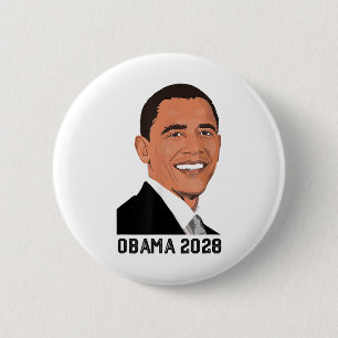 Obama Vintag Retro Patriotic 2028 politische Prote Button