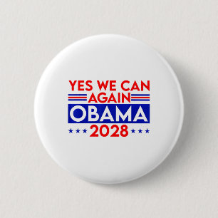 Obama Vintag Retro Patriotic 2028 politische Prote Button