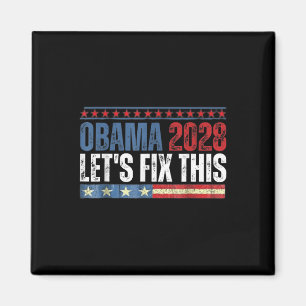 Obama Vintag Retro Patriotic 2028 politische Prote Magnet