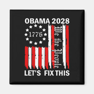Obama Vintag Retro Patriotic 2028 politische Prote Magnet