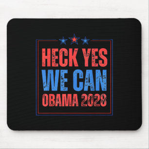 Obama Vintag Retro Patriotic 2028 politische Prote Mousepad