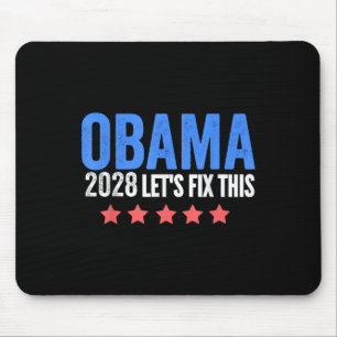 Obama Vintag Retro Patriotic 2028 politische Prote Mousepad