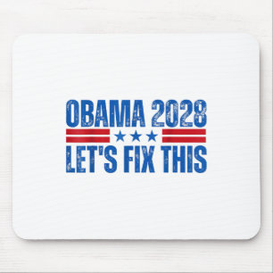 Obama Vintag Retro Patriotic 2028 politische Prote Mousepad