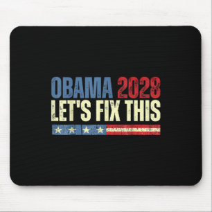 Obama Vintag Retro Patriotic 2028 politische Prote Mousepad